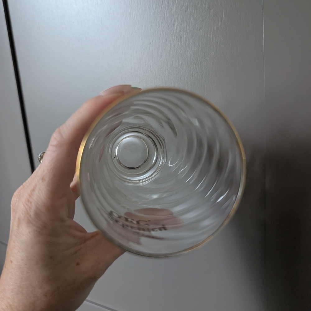 O.F.C. Schenley Gold Rim Glass - Picture 7 of 8